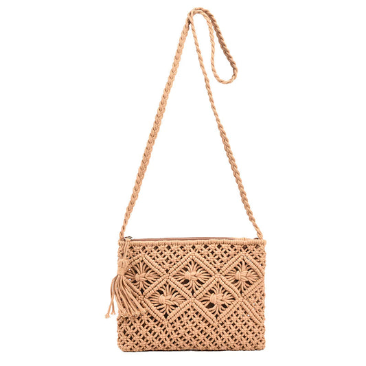 Sac en laine à bandoulière – style vintage et touche bohème