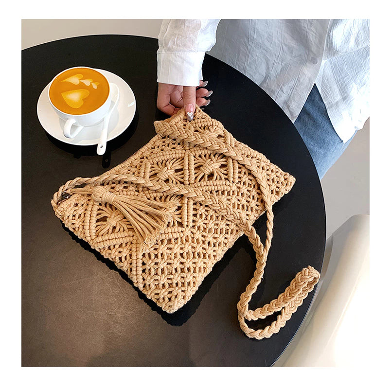 Sac en laine à bandoulière – style vintage et touche bohème